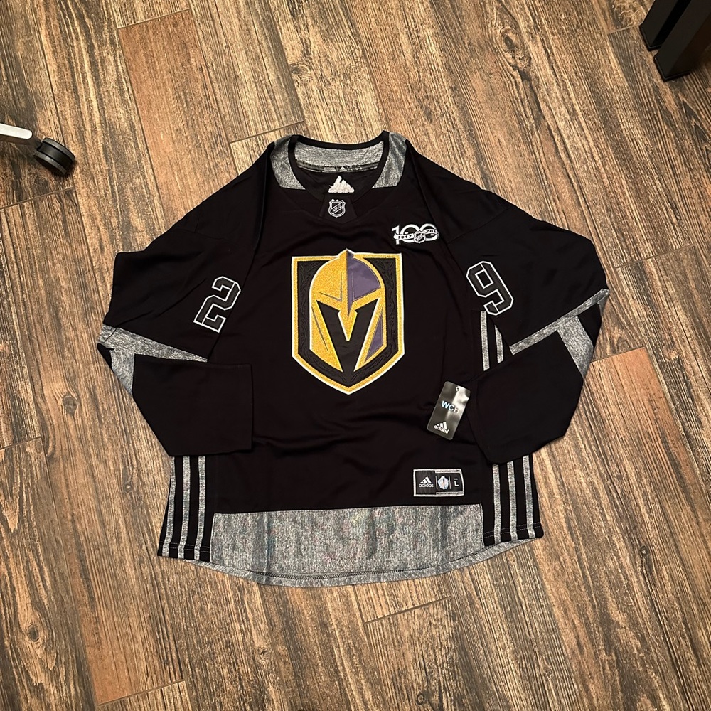 Las Vegas golden knights hockey jersey made by adidas